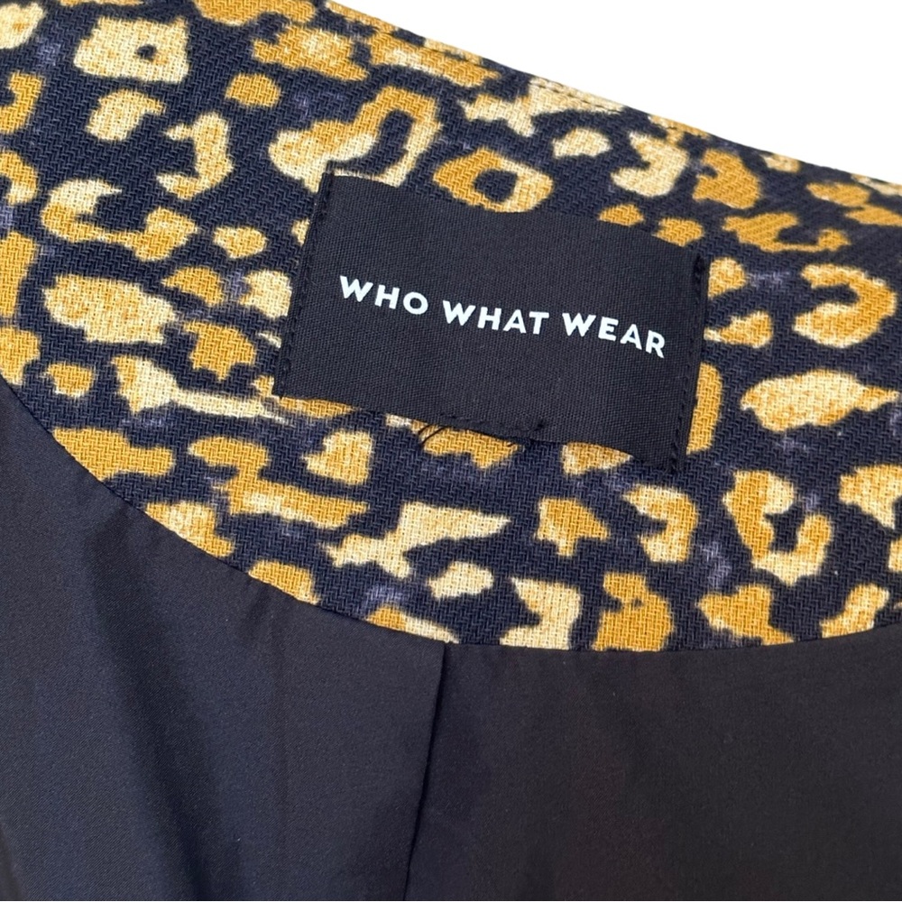 Who What Wear Animal Print Jacket - 1X - Picture 4 of 11